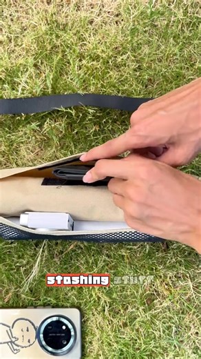 Ditch bulky, hard-to-carry camping chairs—this upgraded foldable design turns into a compact bag in seconds! It’s a 2-in-1 wonder: zip it up, and it becomes a lightweight bag (feather-light) with a shoulder strap and hand rope for hands-free carrying—perfect for hiking to your campsite or walking to a festival. When you’re ready to rest, just unzip it in 5 seconds, and it unfolds into a sturdy stool. Made with a rustproof stainless steel frame (stands up to rain and damp grass) and 900D double-l
