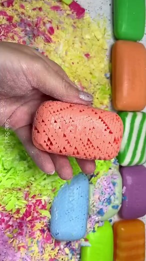 8.2K views · 118 reactions | Soap cubes. Asmr soap cutting. Satisfying video #reels | ASMR | Facebook