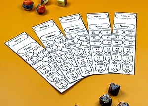 Initiative Tracker for D&D 5e - Form Fillable PDF for Dungeons and Dragons - Digital Download - DM Screen Accessories - Letter and A4 Sizes - Etsy