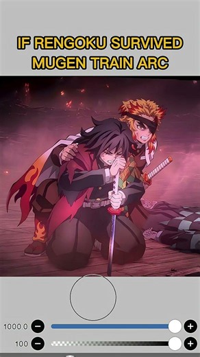 if rengoku survived mugen train arc #demonslayer #anime #hashira #game #kny #trend
