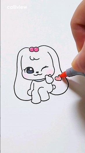 IVE 아이브 장원영 미니브 체리 그림 그리기 🍒 #shorts