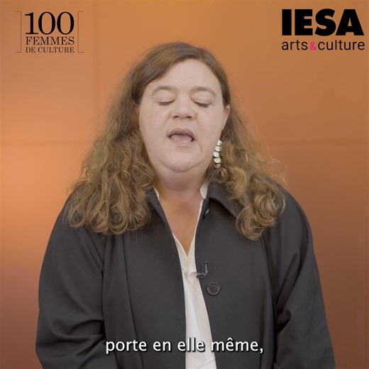 La culture relie, inspire et transforme. 🌍✨ Frédérique Mehdi, Directrice des actions culturelles à l’@institutdumondearabe, partage sa vision à l’occasion de @100FemmesDeCulture | IESA arts&culture