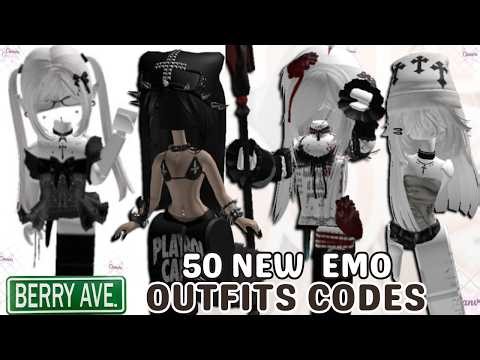 New 3 Emo Outfits ID Codes + Links For Brookhaven RP, Berry Avenue, And Bloxburg