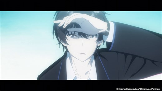 The most beautiful shade of blue is the one only you can see 💙 (via Chitose Is in the Ramune Bottle) | Crunchyroll