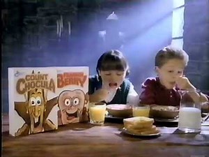 Count Chocula & Frankenberry Ad- Moving Eyes (1990)