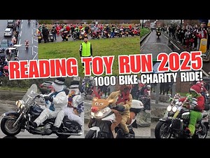 1000 Motorbikes Deliver Christmas Cheer! The Reading Toy Run 2025 🎄🏍️ #kove450rally #christmas