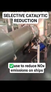Selective Catalytic Reduction (SCR) is an emissions control technology used in diesel engines (both marine and land-based) to reduce nitrogen oxides (NOₓ) in the exhaust gas. NOₓ is a harmful pollutant that contributes to smog and acid rain. #marineengineering | Mhark Christian Cenaon