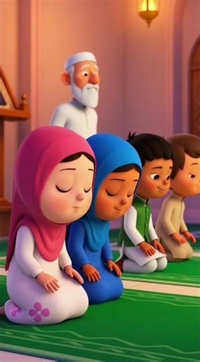 Kids Praying Taraweeh in the Mosque 🕌 | Ramadan Islamic Cartoon