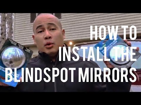 How to Install Car Safety Blindspot Mirrors