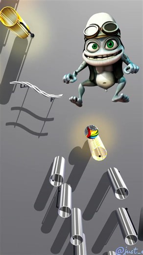 crazy frog -p1 | Marble Music |#crazyfrog #fyp#marbleasmr#marblemusic#satisfying#relaxing#shorts