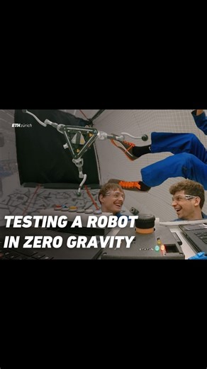 1.9K views · 19 reactions | ETH students are developing a robot that can navigate very low gravity environments using a jumping-​like mode of locomotion. They already tested their robot on a European Space Agency parabolic flight. https://brnw.ch/21wIIgb ESA - European Space Agency | ETH Zürich | Facebook
