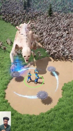 Age of Origin: Crocodile Zombie vs 212 Saws #viralshort #ageoforigins