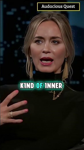 Emily Blunt On How The British And American People Handle Compliments | Shorts