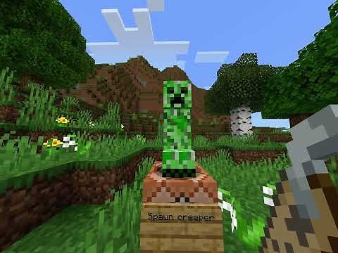 How to make a friendly creeper in bedrock [ONE COMMAND BLOCK]