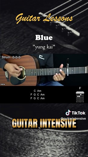 Blue - Yung Kai Guitar Tutorial with Chords and Lyrics