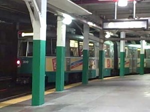 MBTA Boston Green Line at Boylston Station