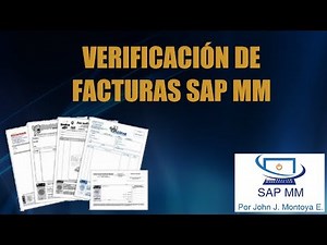 VERIFICACIÓN DE FACTURAS SAP MM MIRO