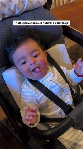 Thales trying natural passion fruit juice for the first time #nathaliavalente #story #thales