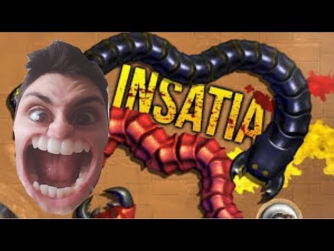 MAN EATING WORM GAME! | Let's Play Insatia | The Frustrated Gamer | Carnivorous Worm Simulator