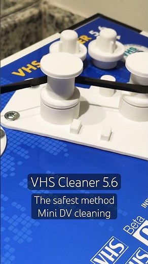 Mini DV mold cleaning using VHS Cleaner 5.6 #minidv #cleaner #machine