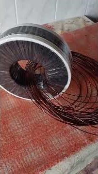How to wind a toroidal transformer.