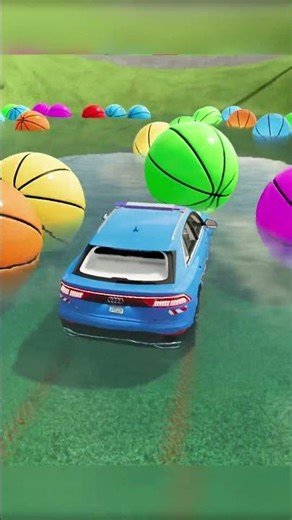 TRANSPORTING AND PARKING POLICE CARS, AUDI, JEEP, DACIA, FORD, COLORFUL VEHICLES ON MAN TRUCKS. FS22