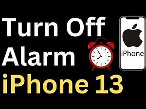 How to Turn Off Alarm on iPhone 13 - Easy to Follow