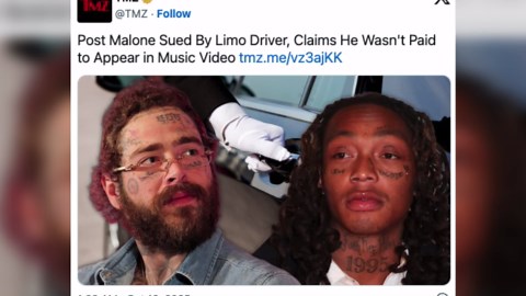 Post Malone sued for millions by limo driver