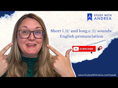Short i /ɪ/ and long e /i/ sounds: English pronunciation lesson