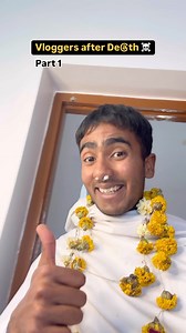 2.6M views · 10K reactions | Vloggers After De@th ☠️ Follow for part 2! Written by - @bhuonejain @garvit_joshi00 @yashanant_art Shot by - @sania_prajapatii #bhuonejain #darkcomedy #darkmeme #death #vloggers #vlogs #deathvlog | Bhuvan Jain | Facebook