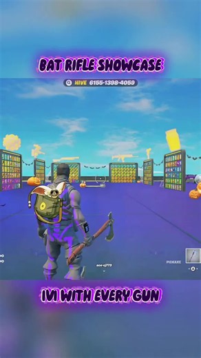 BAT RIFLE SHOWCASE! | 1V1 WITH EVERY GUN | #fortnite #fortnitecreative #1v1witheverygun #hivemaps #flingingninja @Hive
