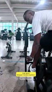 Almost DYING on the Stepper Cardio Gym Machine.