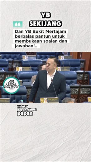 Saya bukan melayu tapi.. #apaceritaparlimen #soaljawab #menteri