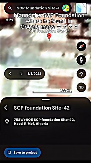 I found the SCP Foundation where he founded it in Google maps ☠️☠️☠️☠️☠️☠️ #scpfoundation #scp