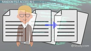 Random File Access, Passing Filenames & Returning Filenames in C Programming - Video | Study.com