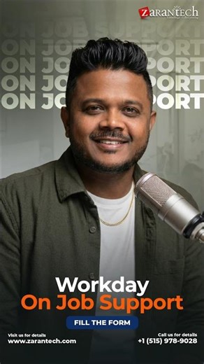 Workday or SAP On-Job Support | ZaranTech #shorts