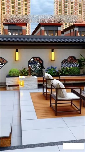 My Neighbors Complained Because My Courtyard Looks Too Beautiful #homedesign #shorts