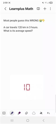 Speed = distance ÷ time… simple but deadly 😅 #speeddistance #grade7math #mathchallenge #mathtok #viralmath