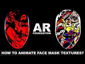 Unity AR Foundation - How To Animate Face Mask Textures With AR Foundation And Shader Graph?