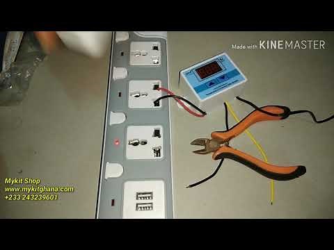 How to wire and program W3001 temperature controller in ENGLISH