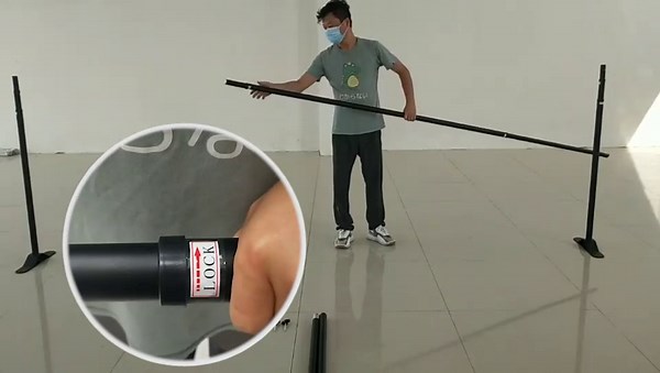 8'x12' Heavy-Duty Telescopic Step and Repeat Banner Stand Backdrop Adjustable Display Background Frame (Only Hardware) (StepRepeat812)