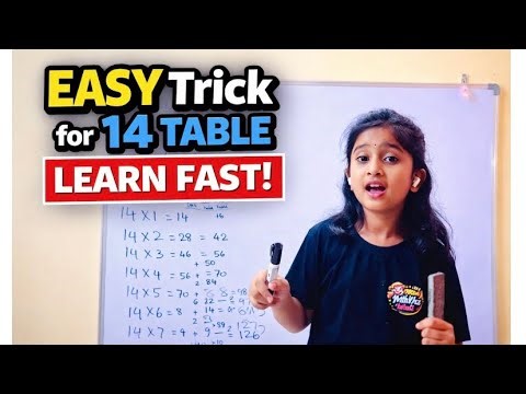 14 Table Shortcut Trick | Learn Faster Than Ever!