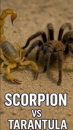 "Scorpion vs Tarantula: The Desert's Deadliest Duel!"