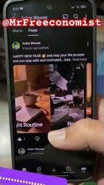 My second short and update about post section. #shorts