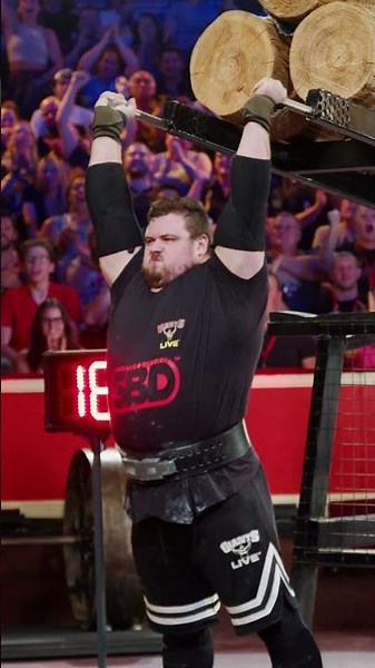 Giant Strongman SMASHES world record viking press