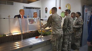 5.2M views · 126K reactions | President Trump flew overnight to Afghanistan to spend Thanksgiving with our troops.  "There's nowhere I'd rather celebrate this Thanksgiving than right here with the toughest, strongest, best, and bravest warriors on the face of the Earth." | The Trump White House Archived | Facebook