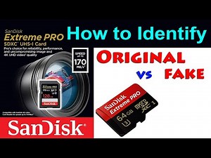 4 Sign To Identify Original Sandisk Memory Card Extreme PRO | HOW TO KNOW WHICH IS FAKE AND ORIGINAL