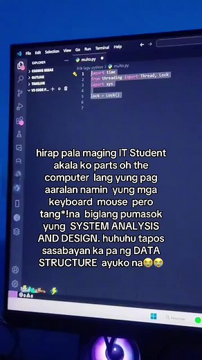 minumulto na ako nang course nato😭😭