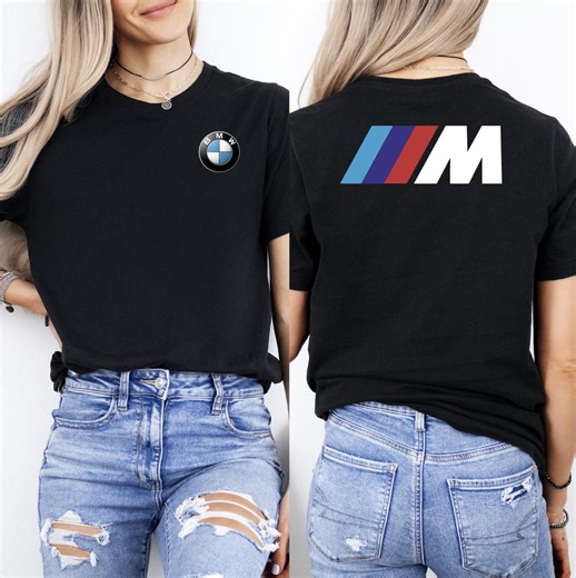 BMW M Performance Logo T-shirt, Classic Car Fan Apparel - Etsy