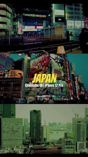 Cinematic Japan Street Life — Shot on iPhone 17 Pro ProRes RAW